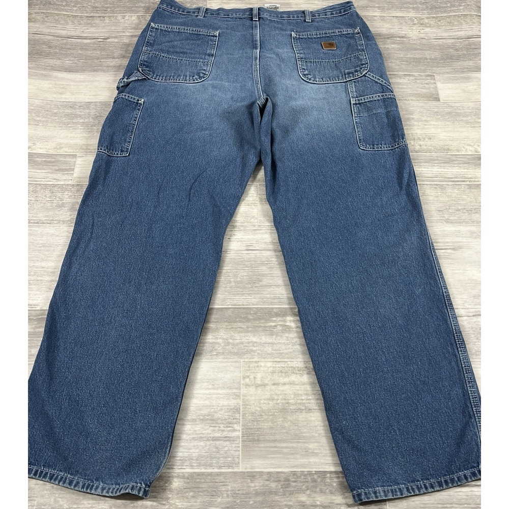 Carhartt Loose Dungaree Fit Carpenter Jeans Men's Size 40x34 Blue Denim B13 DST